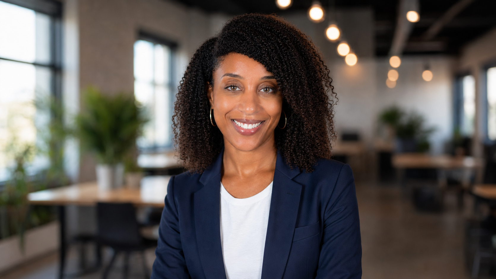 Modern office executive portrait