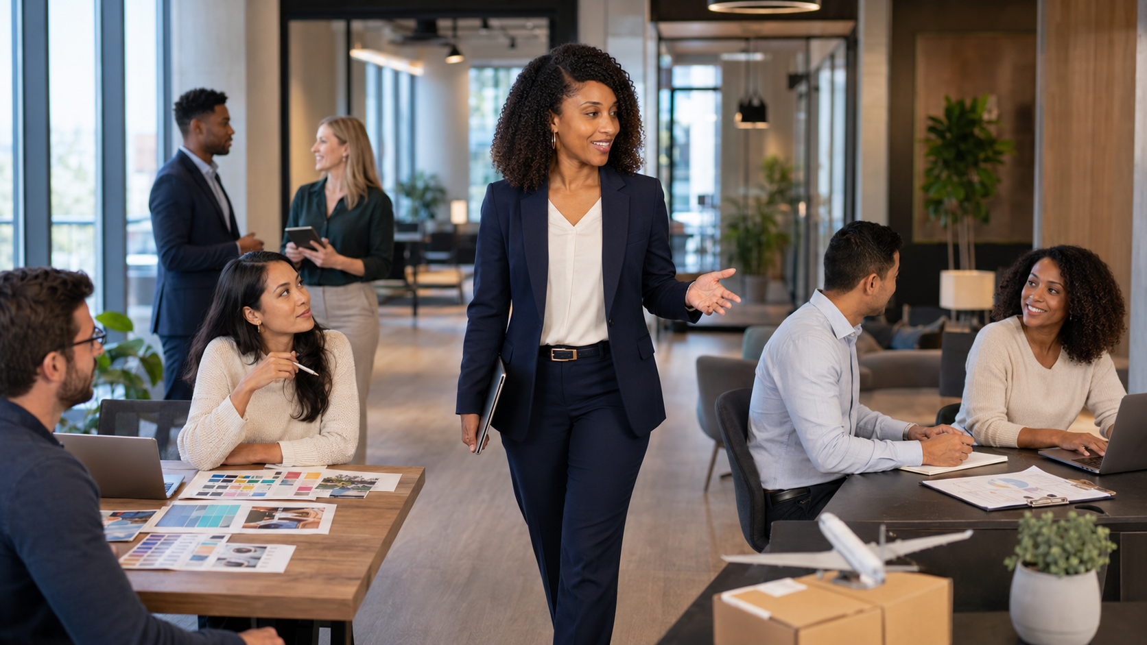 Bridging four teams in one office
